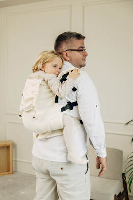 LennyPreschool - justerbar bärsele, Storlek Preschool, LITTLE HERRINGBONE - LUCE 