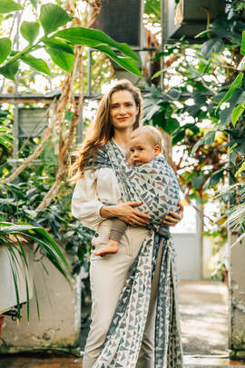 Écharpe, jacquard (77% Coton, 23% Lyocell) - EAGLE ROCKS - HIKE - taille M