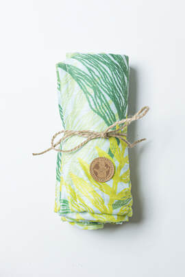 Swaddle-filtar, Storlek 105x115cm, RAINFOREST - LIME