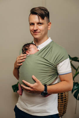 Écharpe extensible - Sage - taille standard 5.0 m