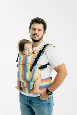 LennyUpGrade PRO Carrier, Standard Size, broken-twill weave 100% cotton - LUNA