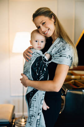 Flora - Fascia Ad Anelli Portabebè - Foto 7