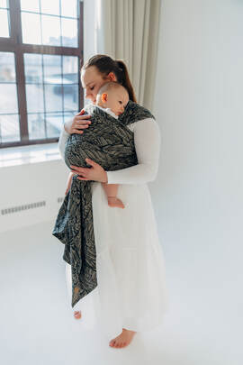 Baby Wrap, Jacquard Weave (100% cotton) - WILD SOUL - COCOON - size L