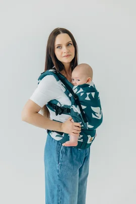 LennyUpGrade PRO Carrier, Standard Size, jacquard weave, 100% bamboo viscose - BIRDY - SKYWARD