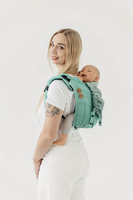 Lenny Onbuhimo PRO, misura standard, tessitura spina di pesce, 100% cotone - EDIZIONE PER PROFESSIONISTI - ENTWINE