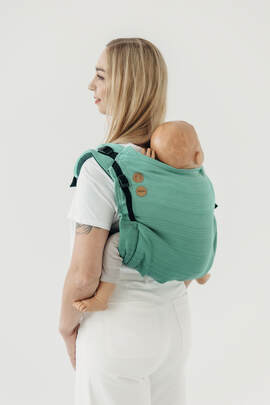Lenny Onbuhimo PRO, misura preschool, tessitura spina di pesce, 100% cotone - EDIZIONE PER PROFESSIONISTI - ENTWINE