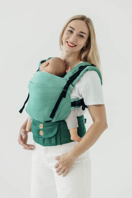 Marsupio LennyUpGradee PRO, misura Standard, tessitura spina di pesce, 100% cotone - EDIZIONE PER PROFESSIONISTI - ENTWINE
