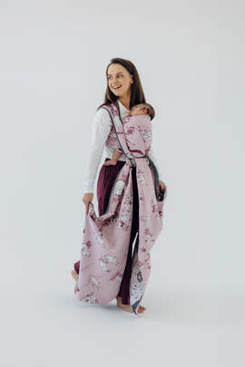 Fular, tejido jacquard (100% algodón) - MOOMINVALLEY - SHOW ME - talla S