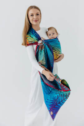 Ring sling, Μέγεθος Standard 1,8 m, RAINFOREST - CARNIVAL