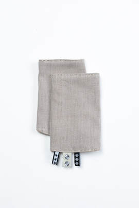 Drool Pads (100% cotton) - PEANUT BUTTER