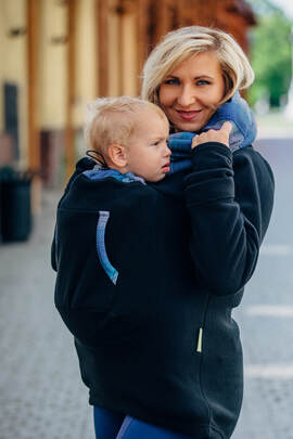Sweatshirts de babywearing, Tamanho Tamanho M, LITTLE HERRINGBONE (2ª qualidade)