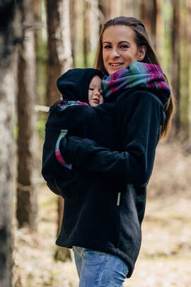 Sweatshirts de babywearing, Tamanho Tamanho M, LITTLE HERRINGBONE (2ª qualidade)