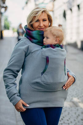 Sweatshirts de babywearing, Tamanho Tamanho M, LITTLE HERRINGBONE (2ª qualidade)