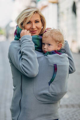 Sweatshirts de babywearing, Tamanho Tamanho XXL, LITTLE HERRINGBONE (2ª qualidade)