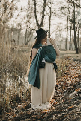 RingSling - 100% Baumwolle - Kreuzköper-Bindung - SUPERNOVA - PIANO - standard 1.8m