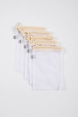 Ensemble de 5 sacs de maille - taille S (25x18cm)