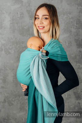 Gathered shoulder hot sale ring sling