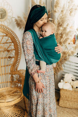 Vävd bärsjal, Storlek Storlek 4 (XS - 3,6 m), NOVA - SALSA 