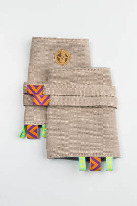 Dregellappar, Storlek , BROKEN TWILL - PEANUT BUTTER 