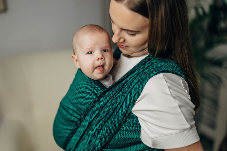 Herringbone — Emerald