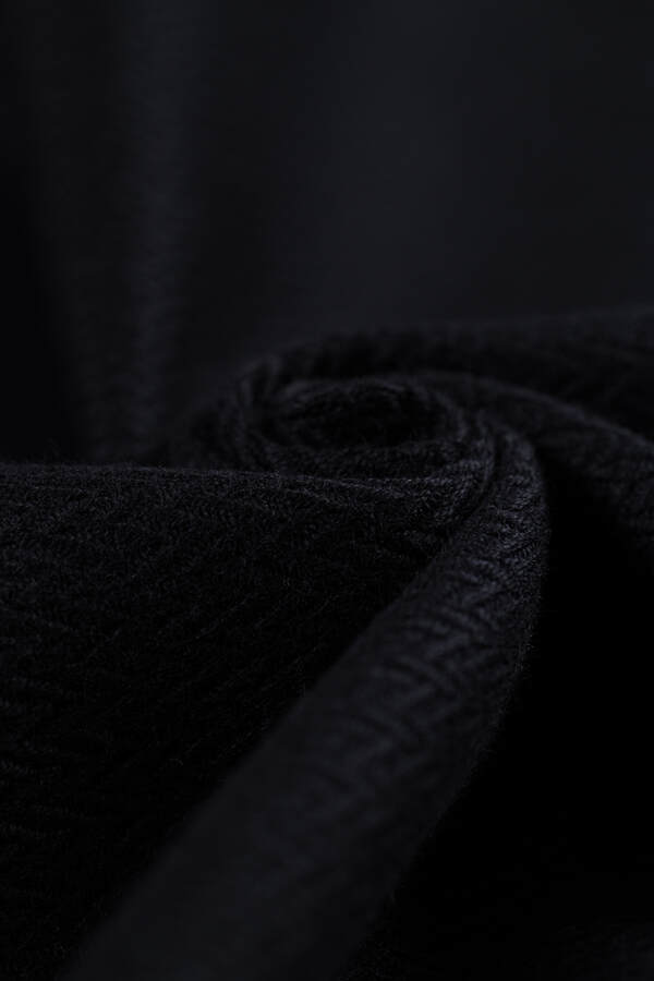 Little Herringbone — Ebony Black