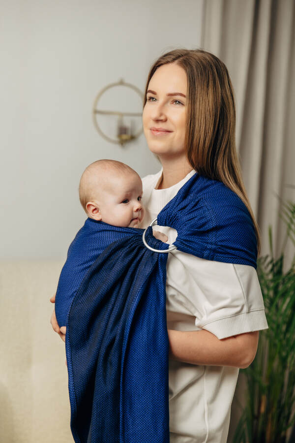 Little Herringbone — Cobalt