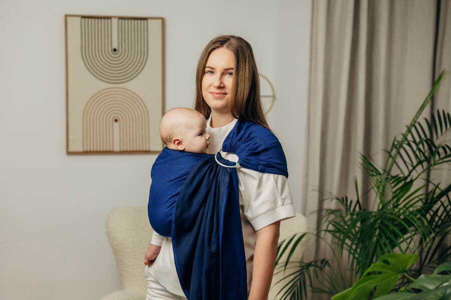 Little Herringbone — Cobalt