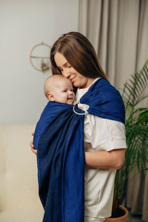 Little Herringbone — Cobalt
