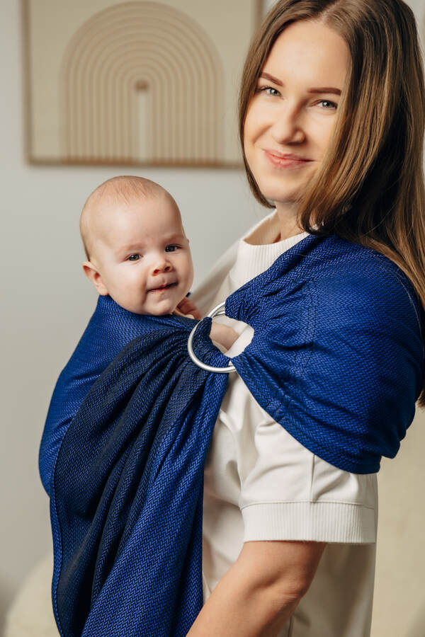 Little Herringbone — Cobalt