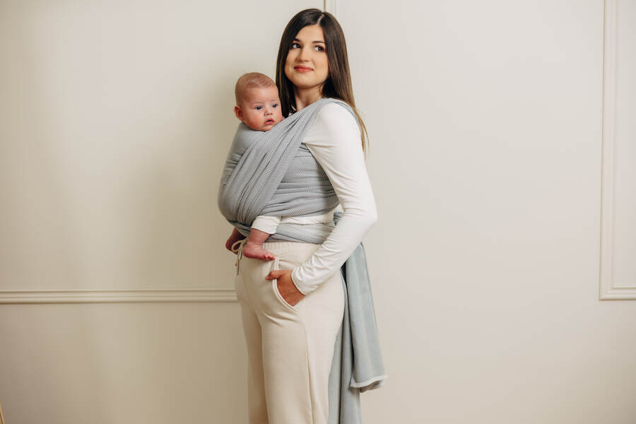 Little Herringbone — Grey