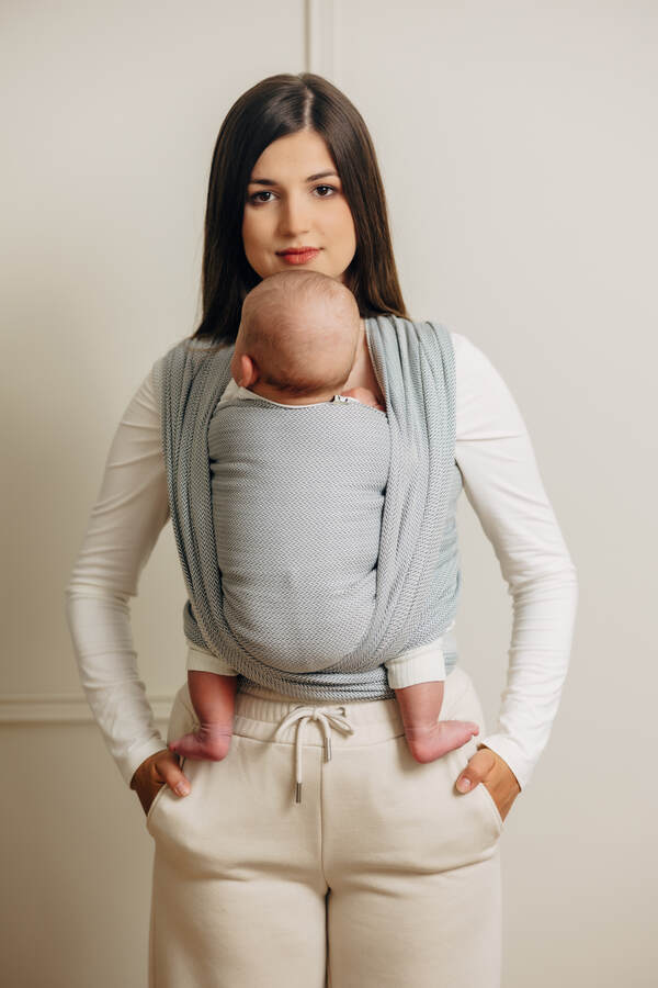 Little Herringbone — Grey