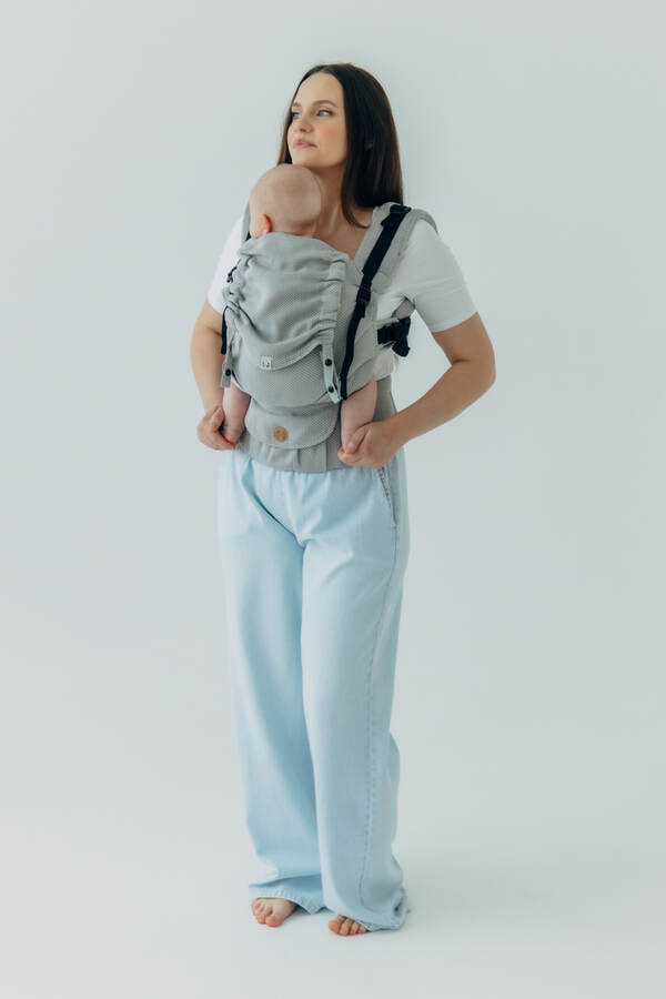 Little Herringbone — Grey