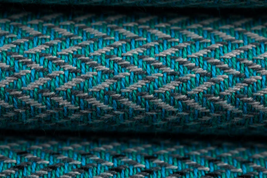 Little Herringbone — Ombre Teal