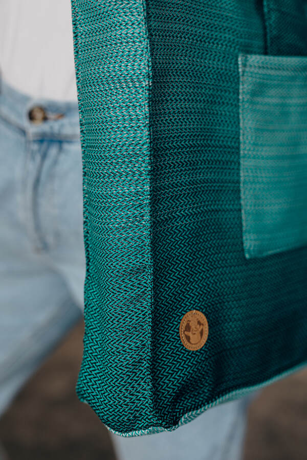 Little Herringbone — Ombre Green