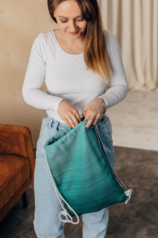 Little Herringbone — Ombre Green