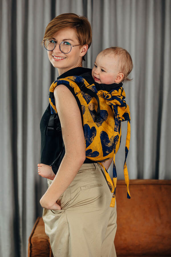 Lovka — Mustard Navy Blue