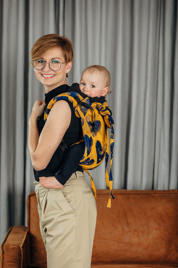 Lovka — Mustard Navy Blue