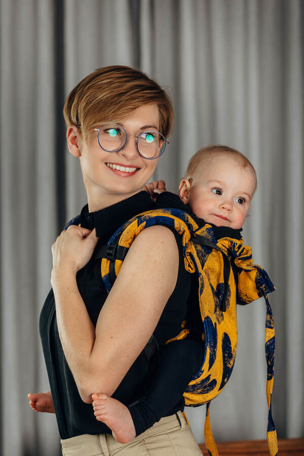 Lovka — Mustard Navy Blue