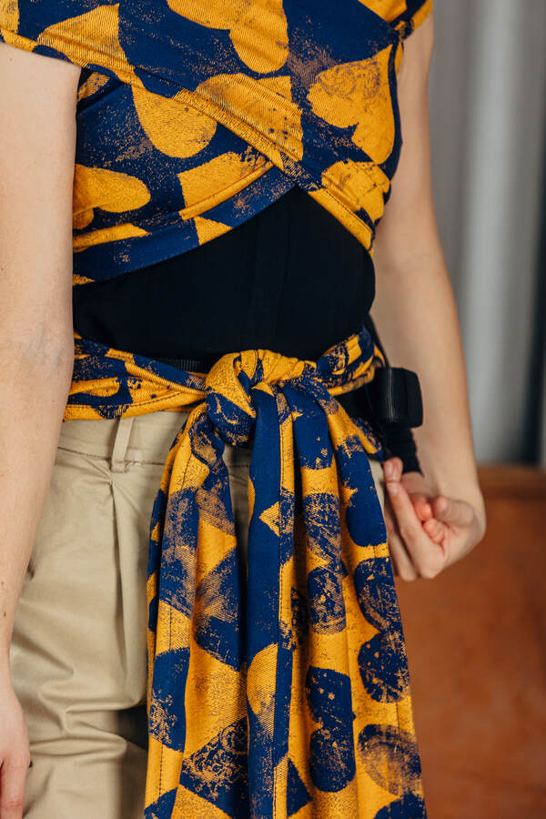 Lovka — Mustard Navy Blue