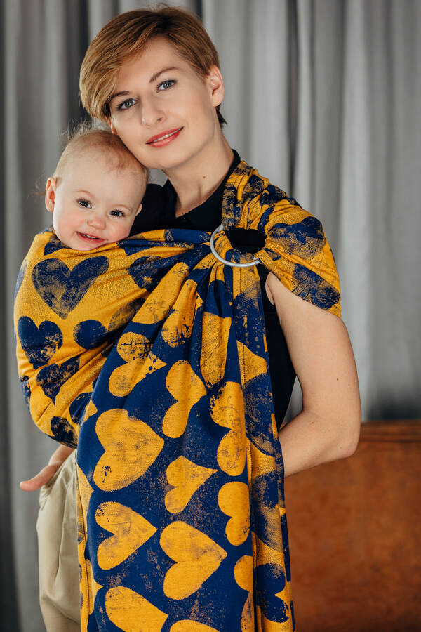 Lovka — Mustard Navy Blue