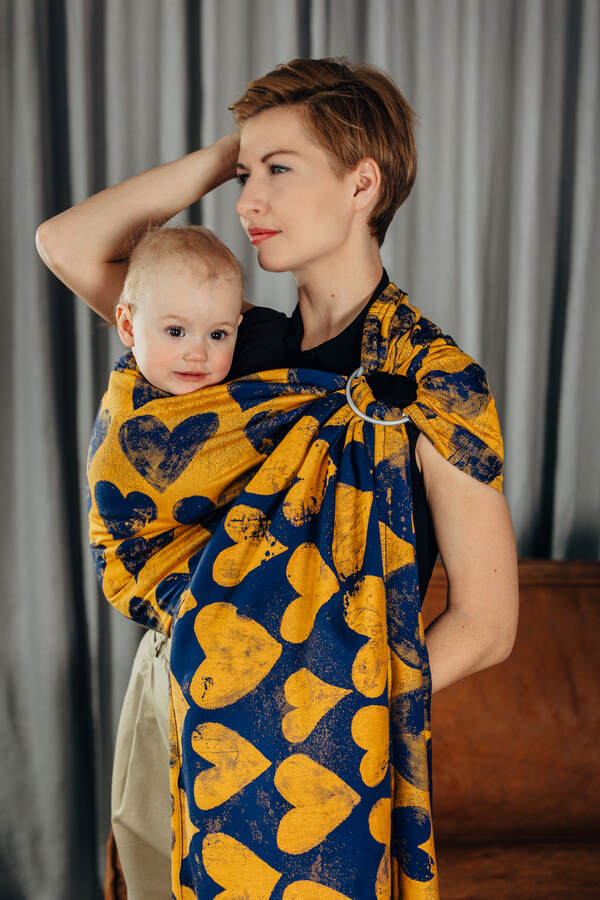 Lovka — Mustard Navy Blue