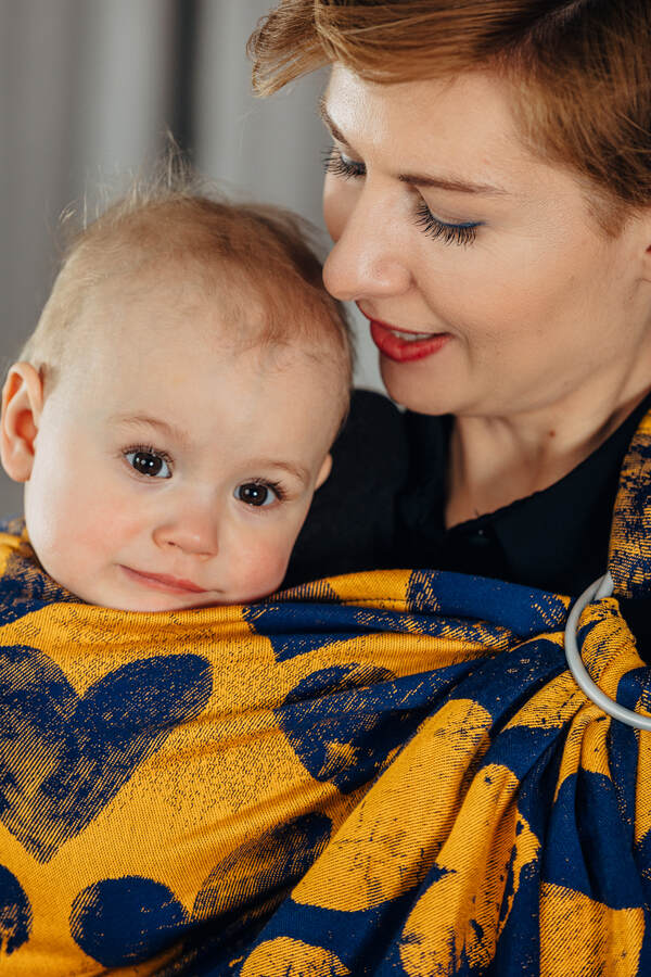 Lovka — Mustard Navy Blue