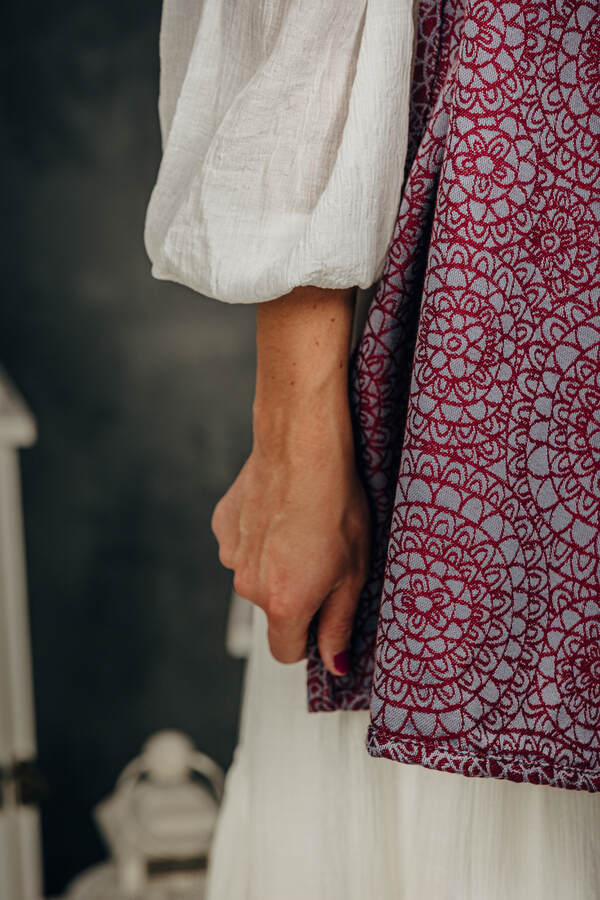 Doily — Maroon Steel