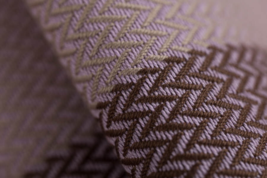 Little Herringbone — Baby Pink