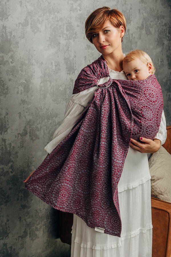 Doily — Maroon Steel