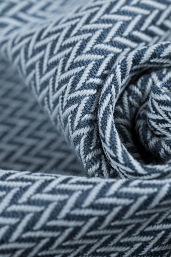 Little Herringbone — Grey